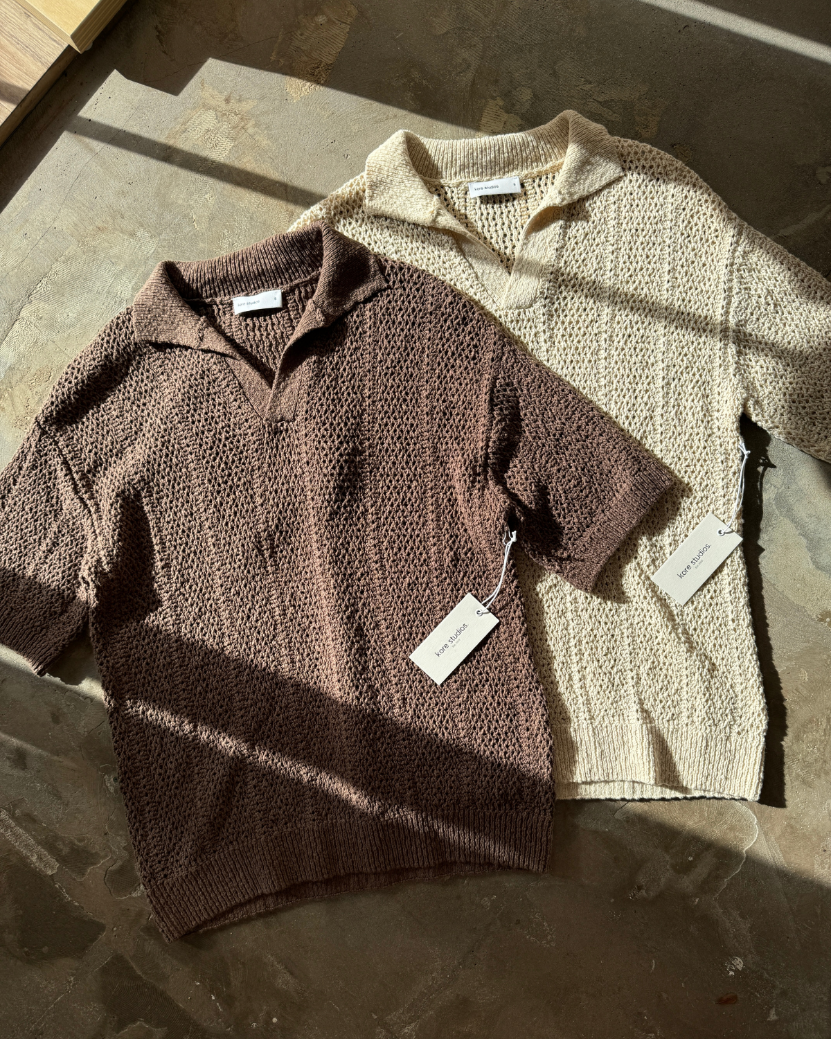 Maya Knit Polo Chocolate