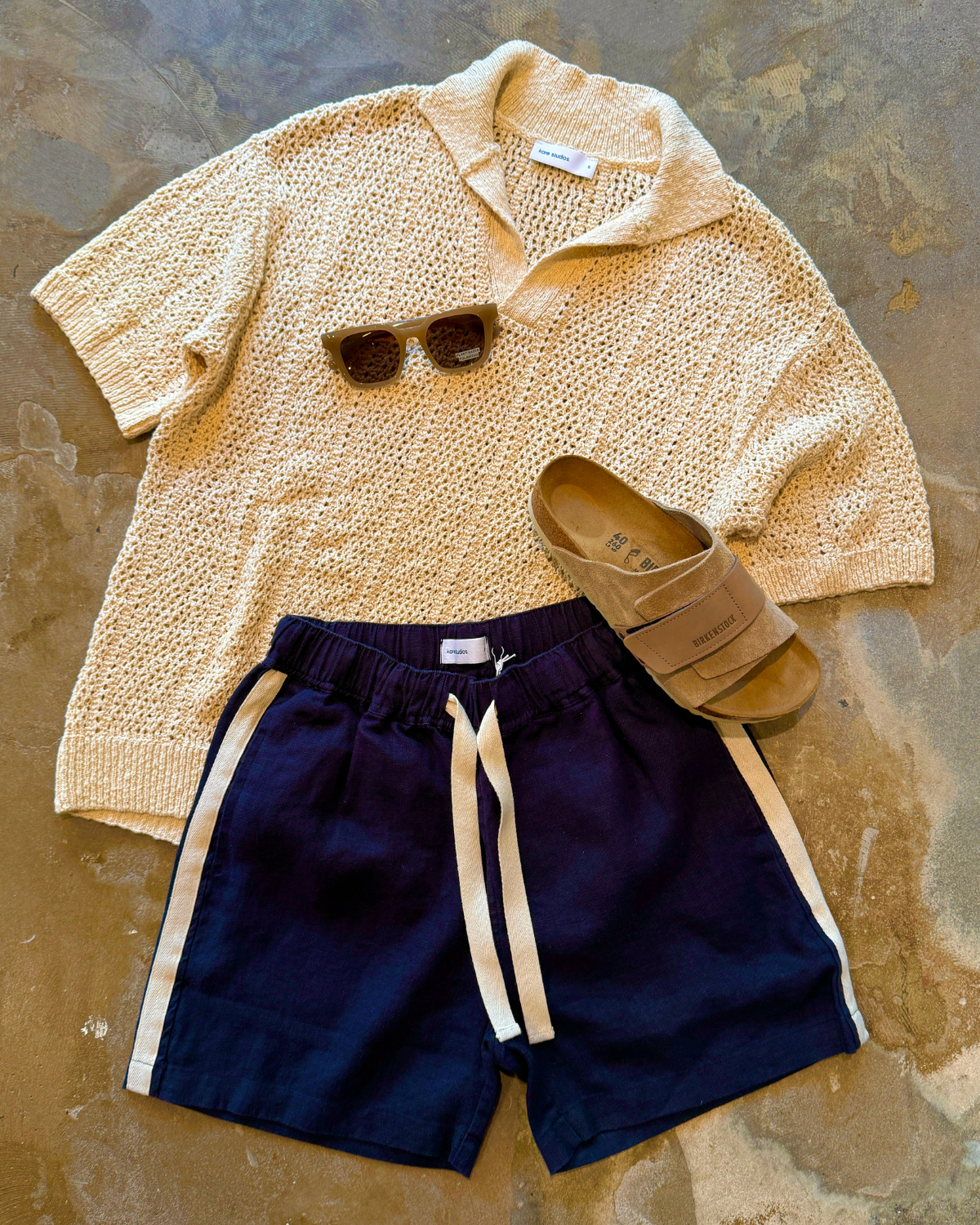 Maya Knit Polo Cream