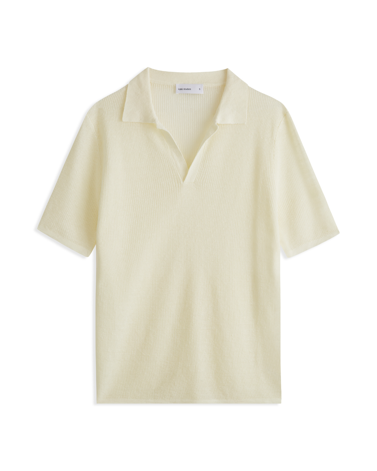 Lucca Linen Polo Cream
