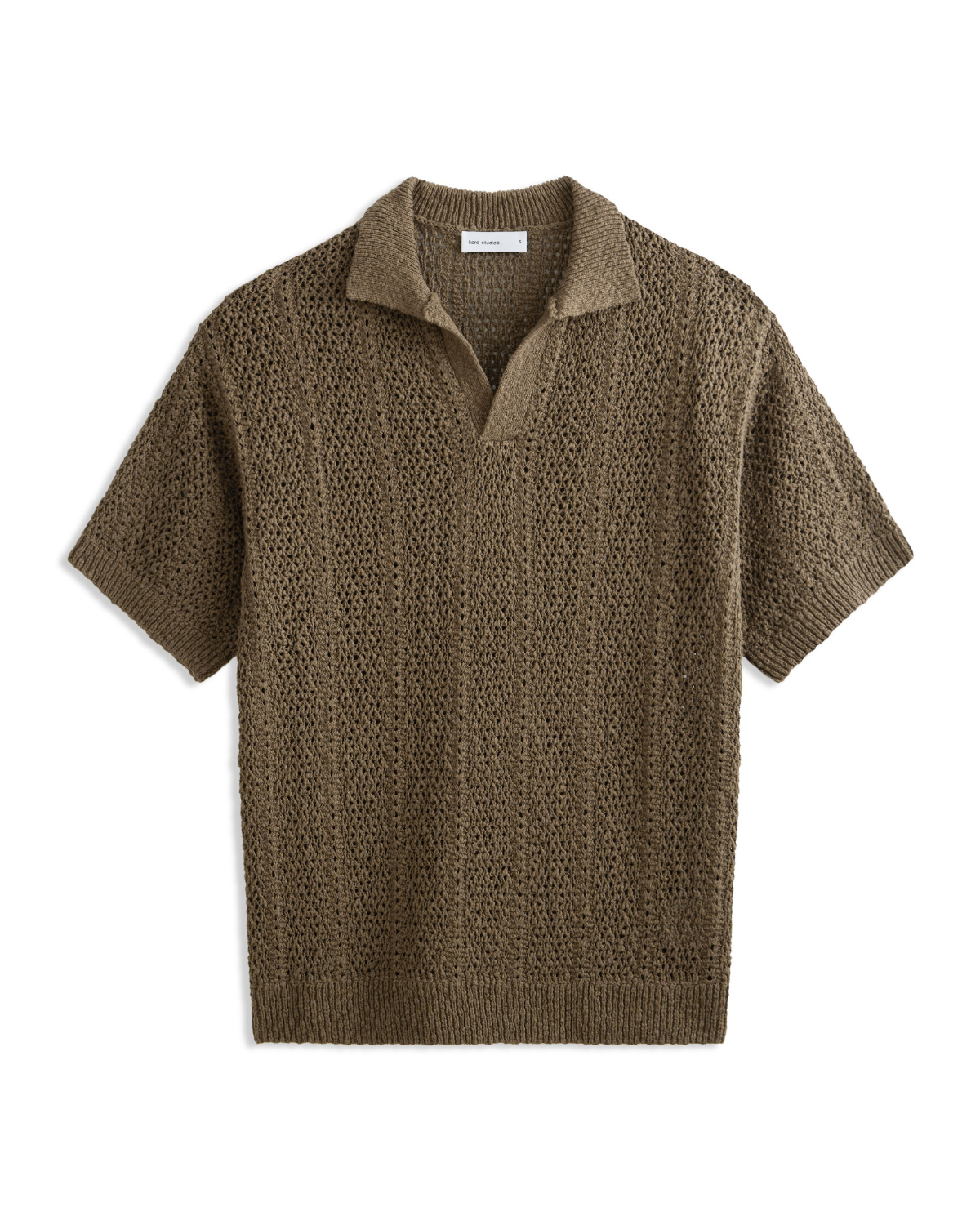 Maya Knit Polo Chocolate