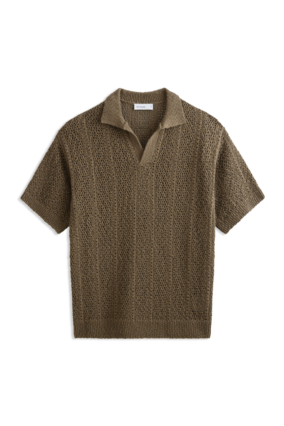 Maya Knit Polo Chocolate