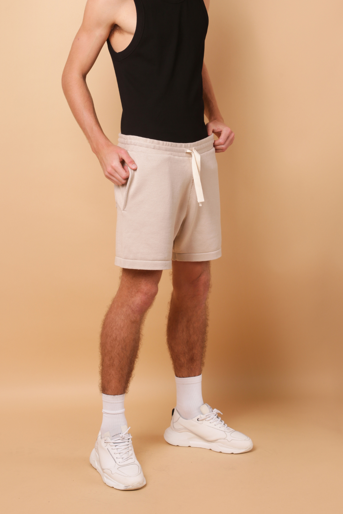 Tyson Knitted Short Beige