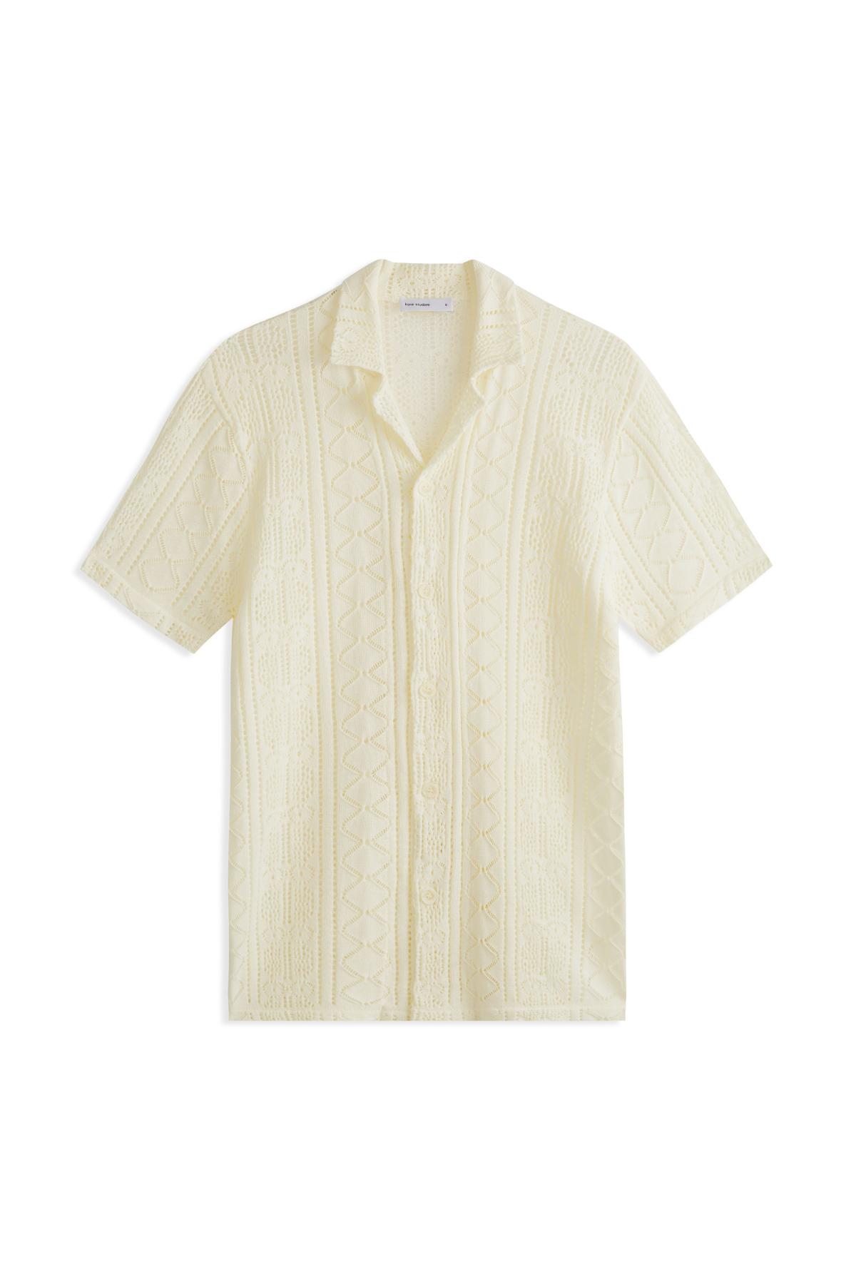 Cinetto Knit S/S Shirt - Cream