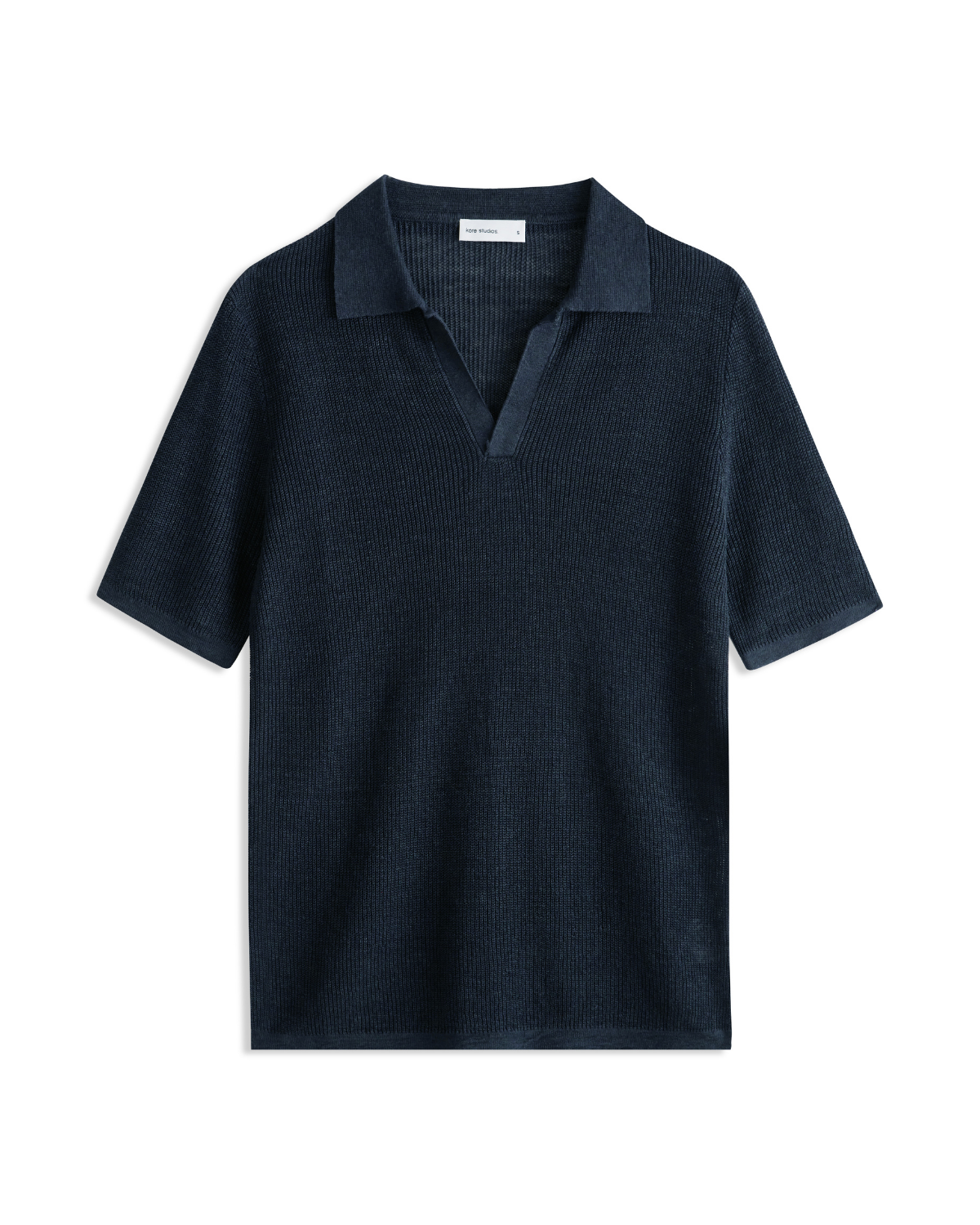 Lucca Linen Polo Midnight