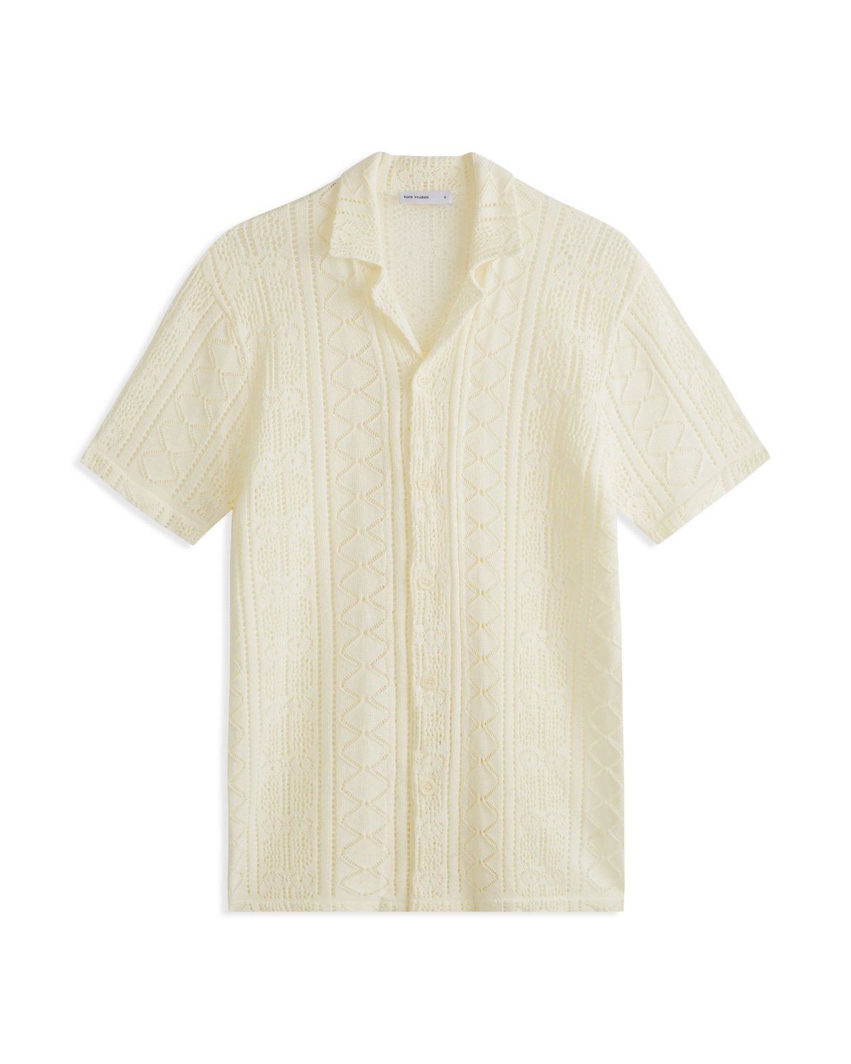 Cinetto Knit S/S Shirt - Cream