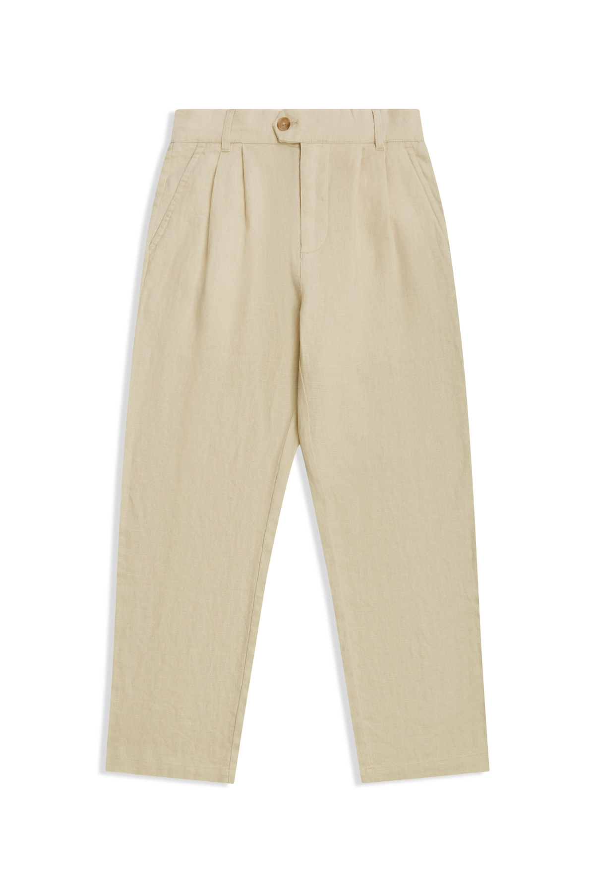 Linen Slack Pant - Hay