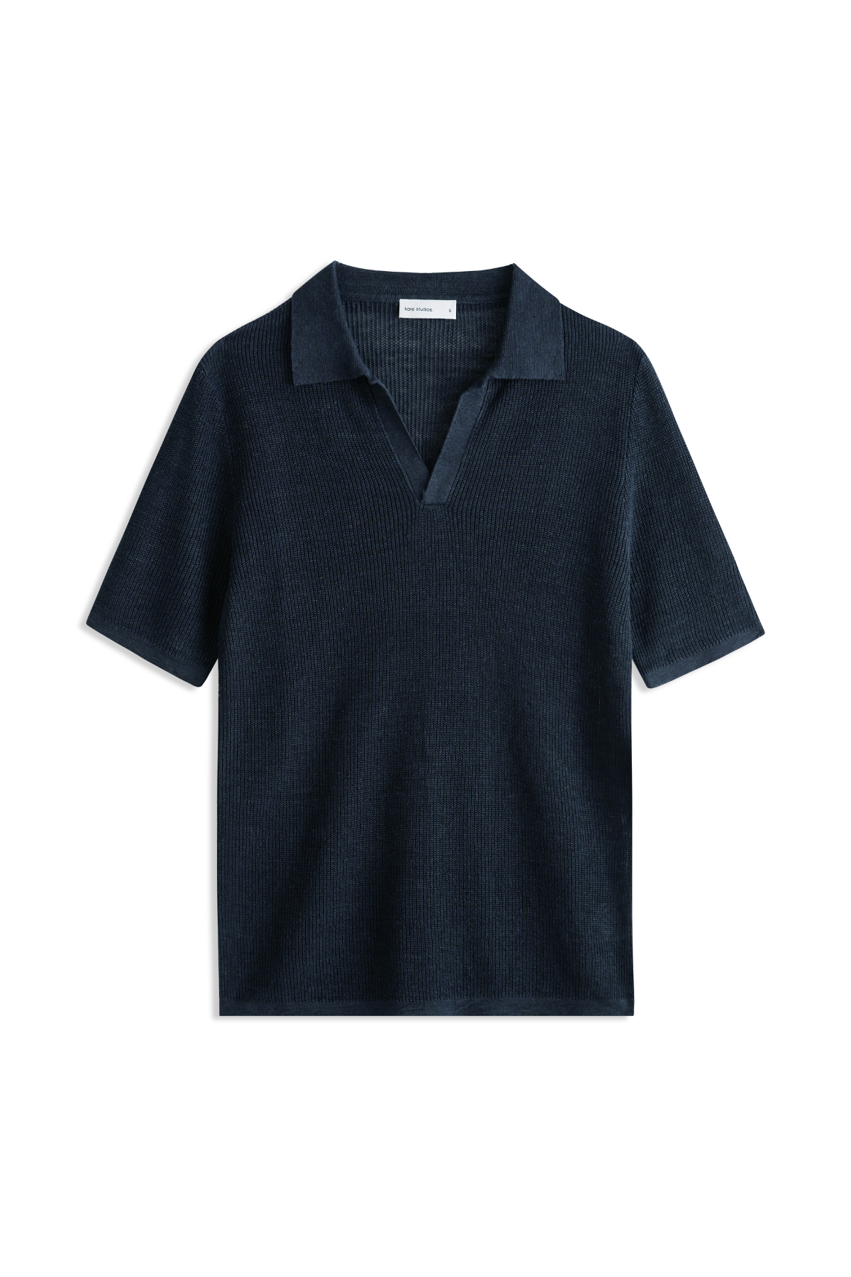 Lucca Linen Polo Midnight